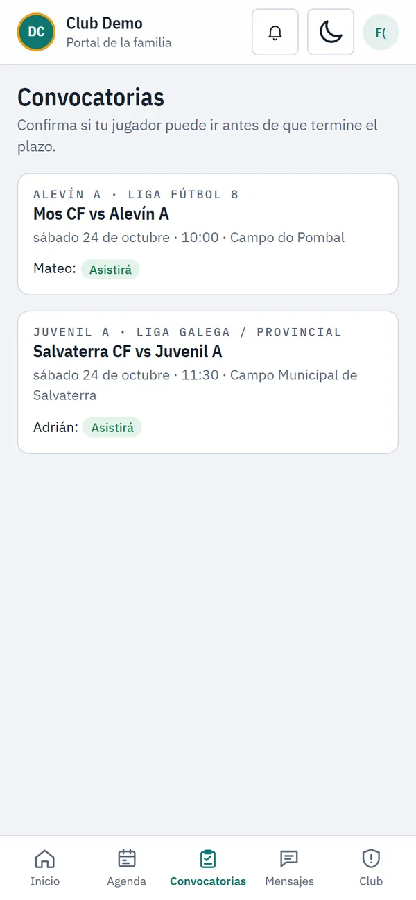 Convocatorias