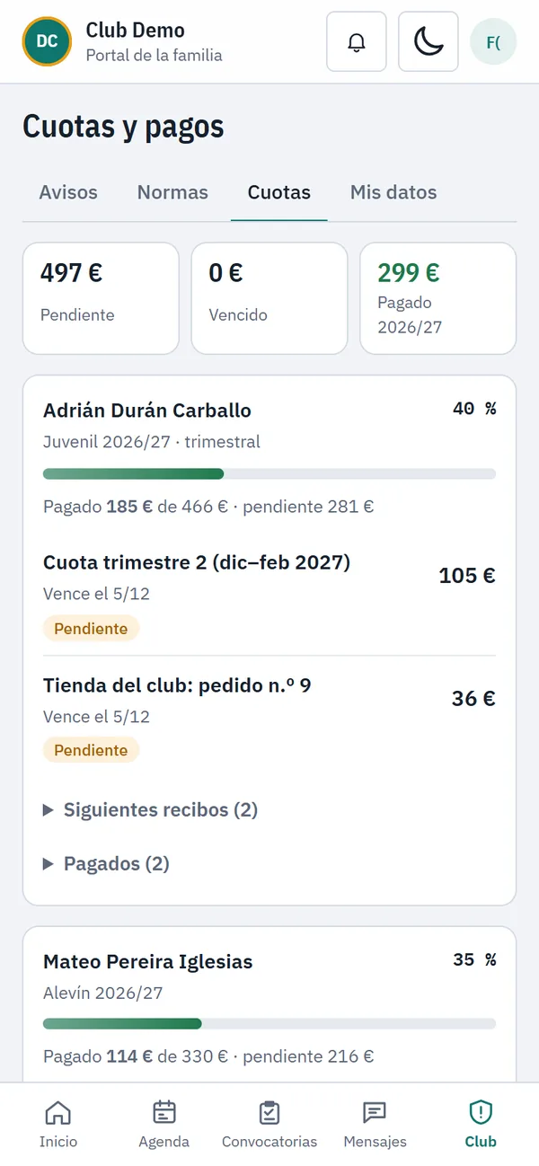 Cuotas